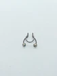 Piercing Zirconia Sin Hoyos Sin Perforación Tornasol Septum - Miniatura 8