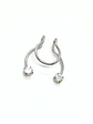 Piercing Zirconia Sin Hoyos Sin Perforación Tornasol Septum - Miniatura 18