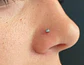 Set Piercing Nostril Opalo Colores Nariz Boca Pack Acero punk - Miniatura 6
