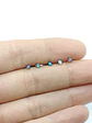 Set Piercing Nostril Opalo Colores Nariz Boca Pack Acero punk - Miniatura 8