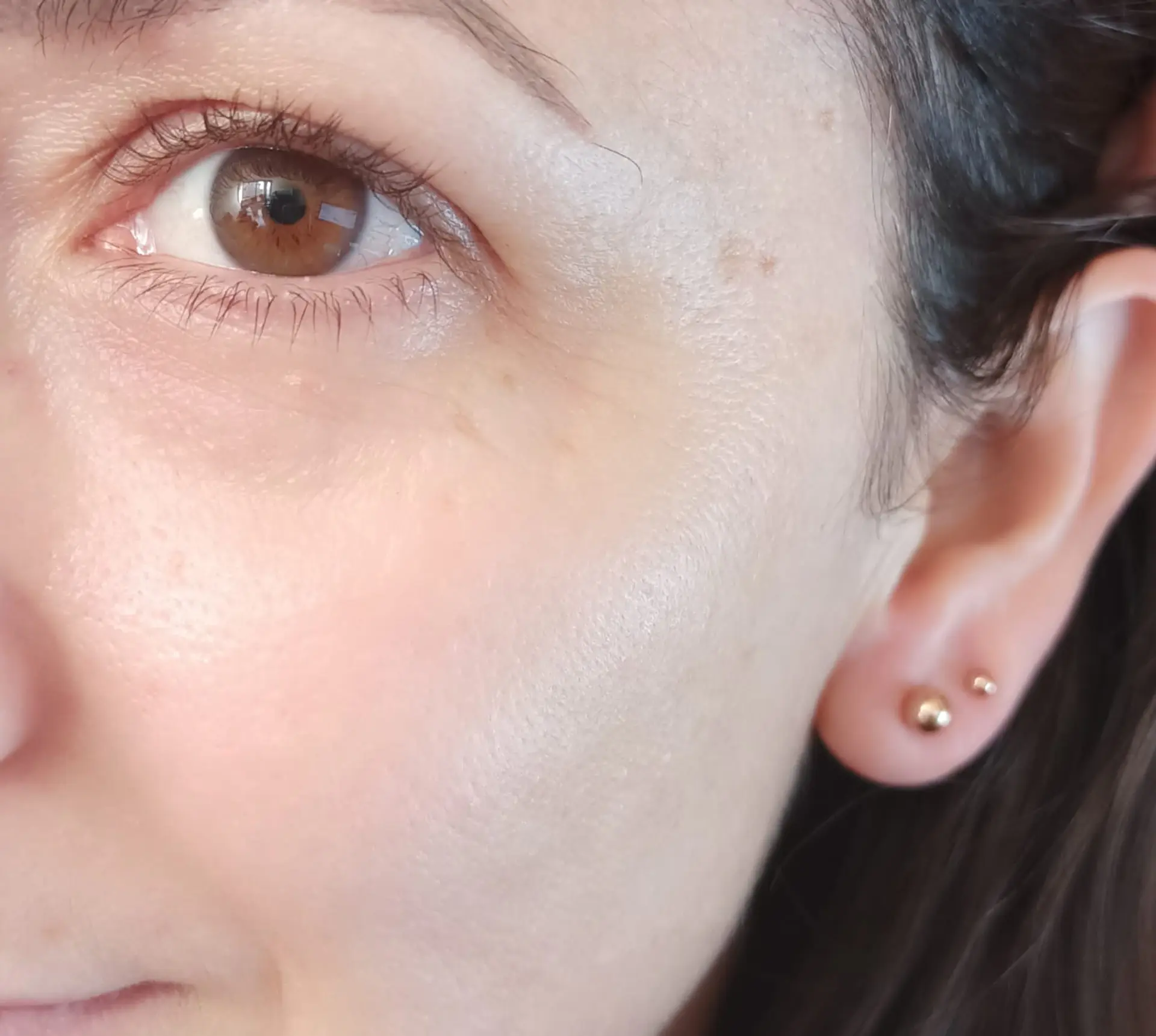 Aros Aretes Medianos Esferas Bolas Acero Quirúrgico Puntos gold rose 2