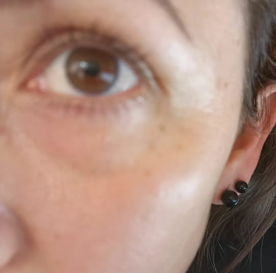 Pendientes Esferas de 3mm a 8mm Negras hipoalergénica  2