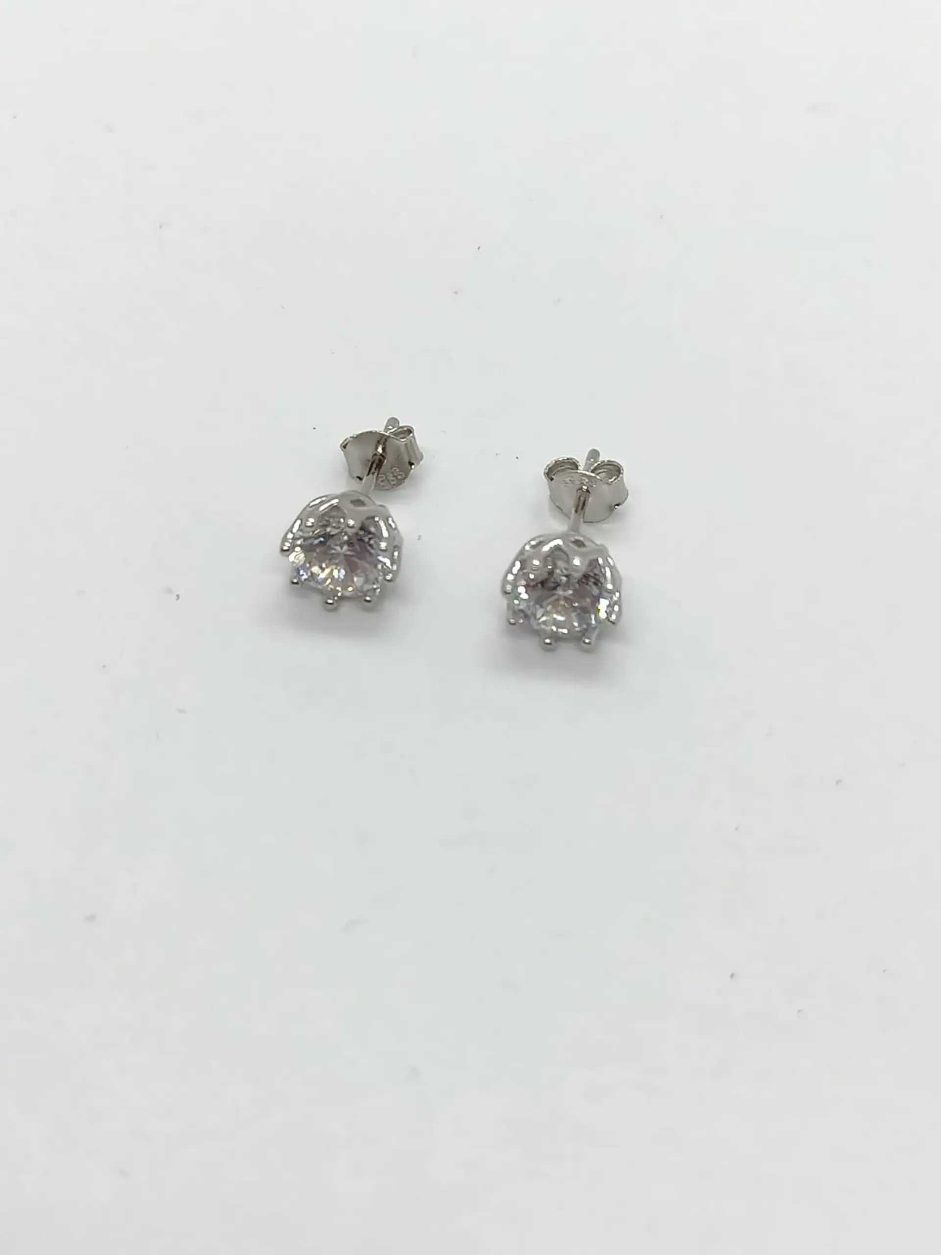 Aros Puntos de Luz Plata fina ley S925 4
