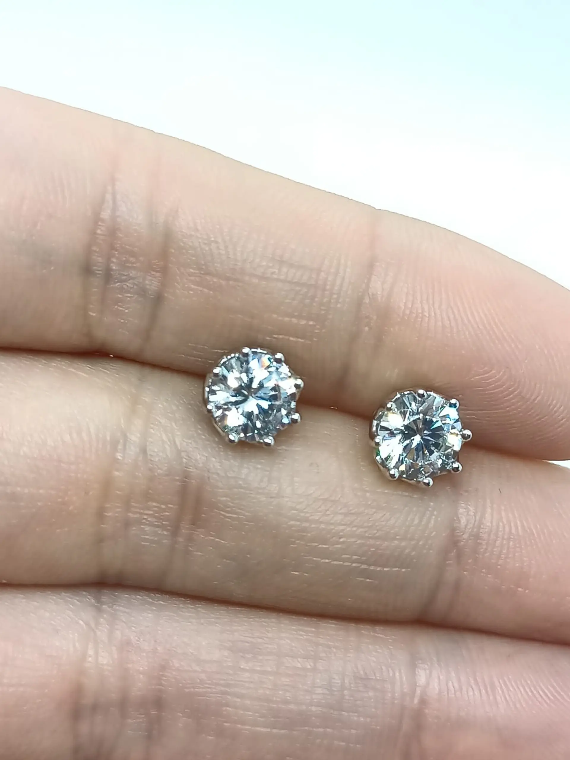 Aros Puntos de Luz Plata fina ley S925 9
