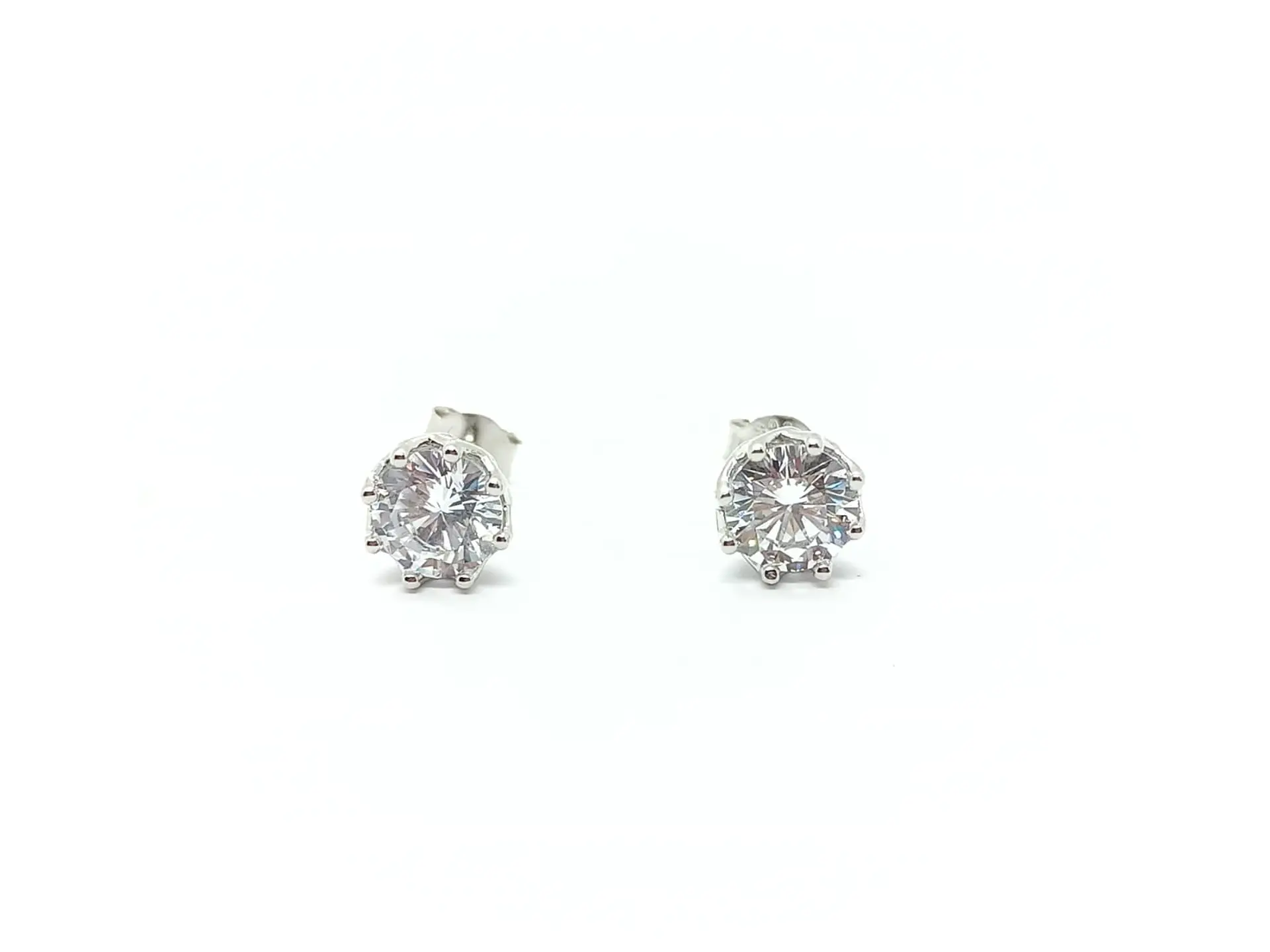 Aros Puntos de Luz Plata fina ley S925 7