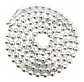 Cadena Larga Esferas Pelotas Plata Fina 925 Minimalista Lujo - Miniatura 1