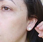 Pendientes Aretes Aros Puntos Luz En Plata 925 Zirconia 9mm - Miniatura 4