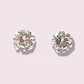 Pendientes Aretes Aros Puntos Luz En Plata 925 Zirconia 9mm - Miniatura 5