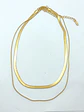 Collar tejido serpiente Minimalista enchapada en oro 18k - Miniatura 9
