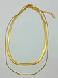 Collar tejido serpiente Minimalista enchapada en oro 18k - Miniatura 10