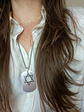 Cadena Colgante Estrella David Religión Acero Extraíble Amor - Miniatura 2