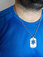 Cadena Colgante Estrella David Religión Acero Extraíble Amor - Miniatura 3