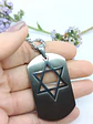 Cadena Colgante Estrella David Religión Acero Extraíble Amor - Miniatura 8