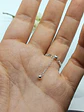 Anillo ajustable en plata fina ley S925 chapado en oro blanco 18kl tres modelos de cadena - Miniatura 10
