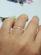 Anillo ajustable en plata fina ley S925 chapado en oro blanco 18kl tres modelos de cadena - Miniatura 13