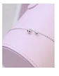 Pulsera Tobillera Plata 925 Pelotitas Cuentas Fresca Trendy - Miniatura 1