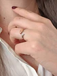 Anillo Ajustable Pez Naranja Mar Plata fina 925 Amor Al Mar Love - Miniatura 2