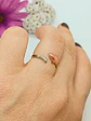 Anillo Ajustable Pez Naranja Mar Plata fina 925 Amor Al Mar Love - Miniatura 6