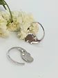Argollas hoop Elefante Suerte Plata fina 925 Chapado Oro blanco 18k - Miniatura 9