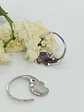 Argollas hoop Elefante Suerte Plata fina 925 Chapado Oro blanco 18k - Miniatura 11