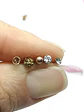 Set 5 Piercing Acero Quirúrgico Nariz Zirconia Punk Nostril - Miniatura 12