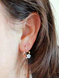 Aros Fairytale Plata fina ley S925 chapados en oro rosa 18kl - Miniatura 2