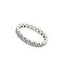 Anillo Pila Plata 925 Lujo Amor Zirconia Compromiso Apilable - Miniatura 2