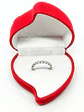 Anillo Pila Plata 925 Lujo Amor Zirconia Compromiso Apilable - Miniatura 3