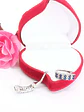 Argollas Huggies Zafiro Azul Plata ley 925  - Miniatura 8