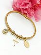 Pulsera Magnética medalla Virgen Guadalupe y dijes - Miniatura 2