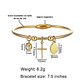 Pulsera Magnética medalla Virgen Guadalupe y dijes - Miniatura 8