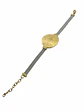 Pulsera Medalla San Benito Hipoalergenica Chapada en Oro 18kl - Miniatura 2