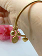 Pulsera Magnética Medalla San Benito Protector Chapada En Oro  - Miniatura 8