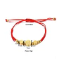 Pulsera de Buena suerte y protección Ajustable Medalla San Benito Cuerda Roja - Miniatura 3