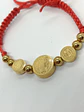 Pulsera de Buena suerte y protección Ajustable Medalla San Benito Cuerda Roja - Miniatura 4