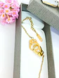 Pulsera de acero chapado en oro Esposas con Zirconias - Miniatura 6