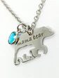Colgante Collar Largo Mama Bear amor de Madre e Hijo  - Miniatura 7
