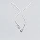 Pendientes Largos Entrelazados Plata fina ley S925  - Miniatura 9