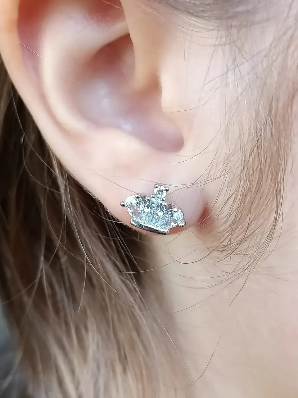 Aros Seguridad Corona Niñas o Adultos Piercing Helix  5