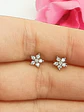 Aros Seguridad Flor o Estrella hipoalergénicos Piercing Helix  - Miniatura 3