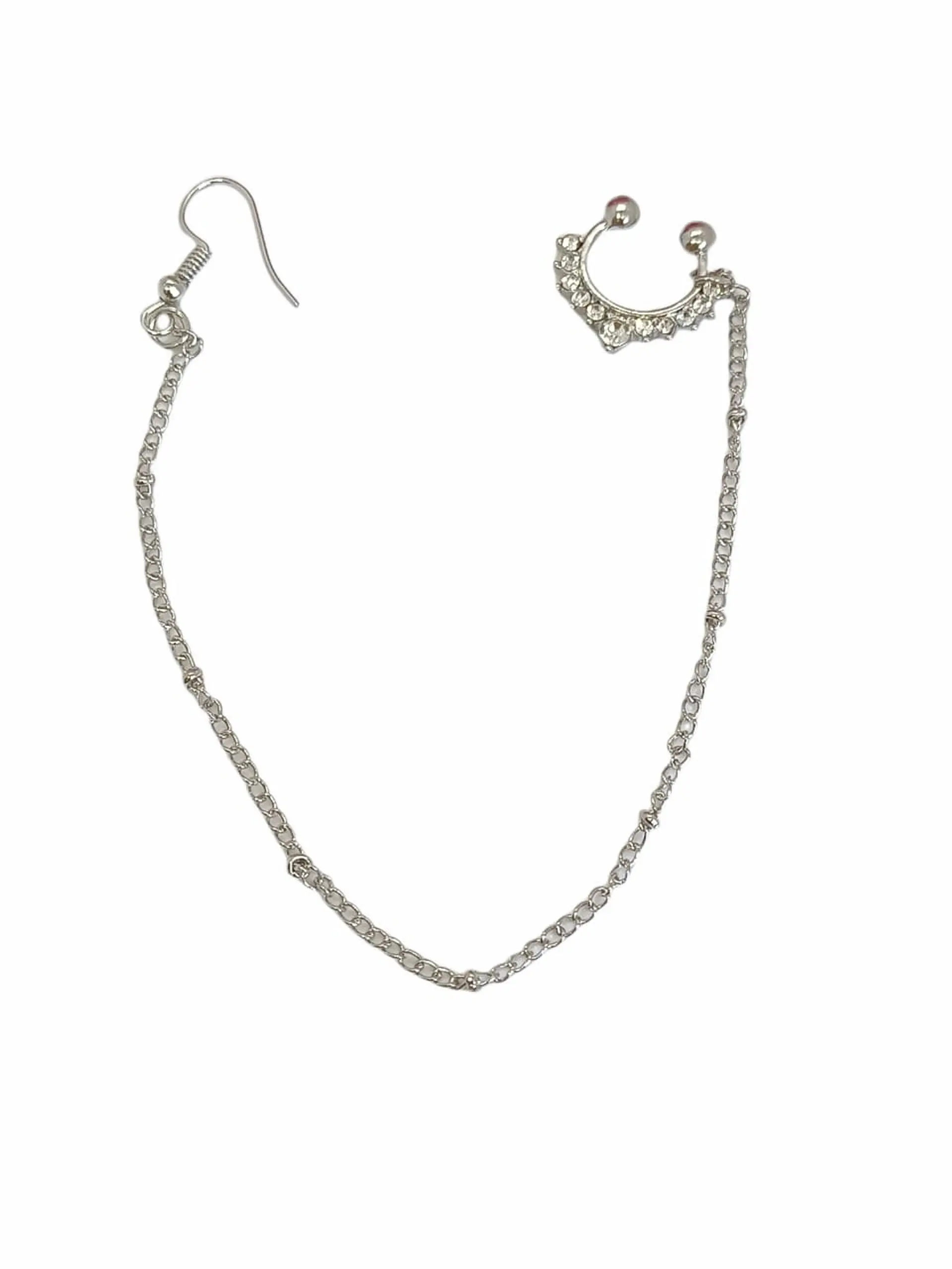 Pendiente Cadena India Piercing Nariz Septum Sin Perforacion 4