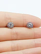 Piercing ancla dermal Flor Redonda de Titanio con zirconios - Miniatura 6