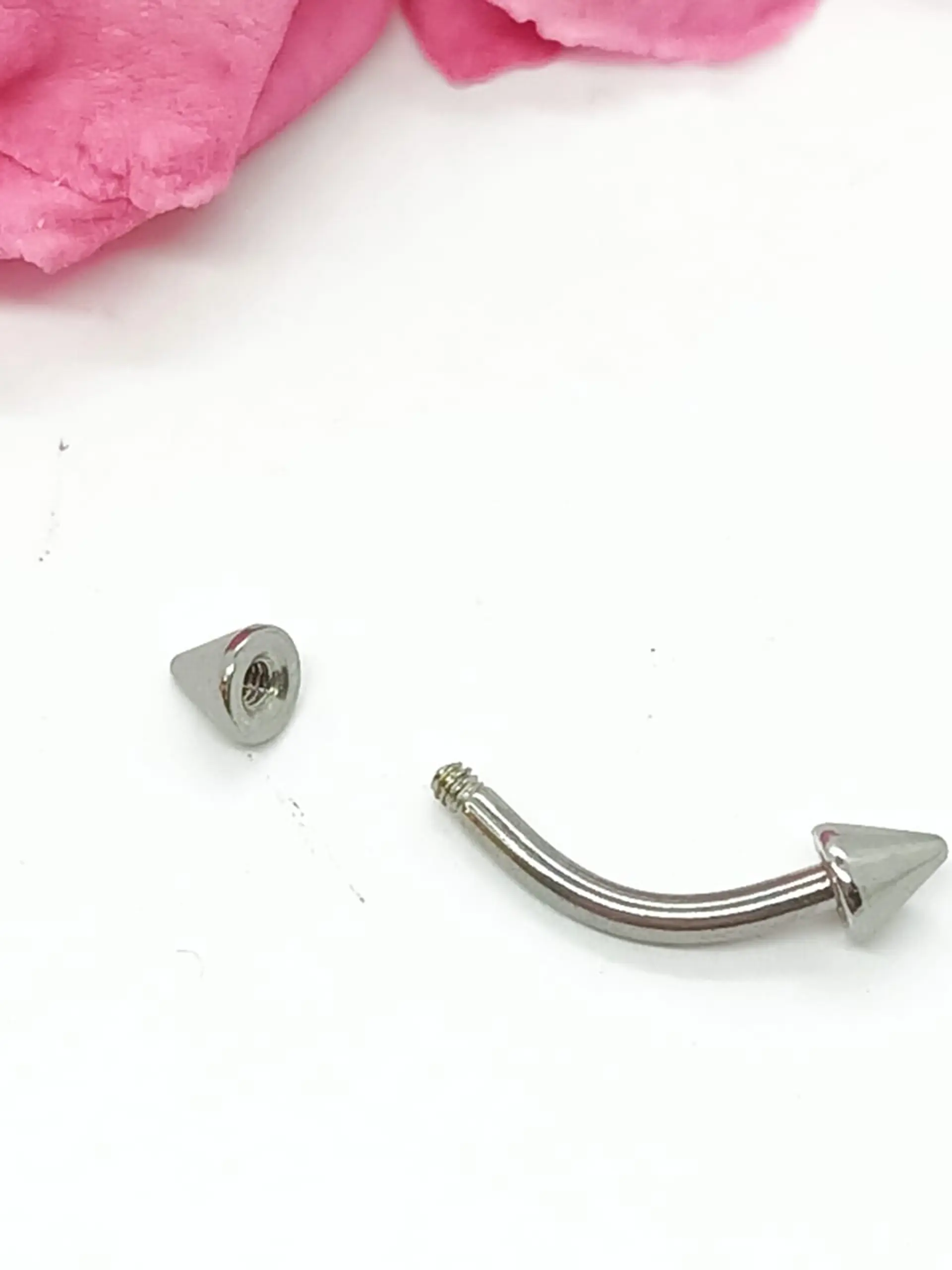 Piercing Banana para Ceja labret Daith o Tragus Hipoalergénico 4