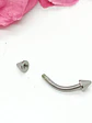 Piercing Banana para Ceja labret Daith o Tragus Hipoalergénico - Miniatura 4