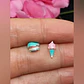 Pendientes Helado Dulce Plata S925 - Miniatura 2