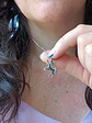 Colgante Unicornio Plateado Dorado baño de oro Niñas Mujeres - Miniatura 7