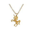 Colgante Unicornio Plateado Dorado baño de oro Niñas Mujeres 1