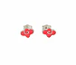 Aros Nube Roja De Akatsuki Naruto Plata 925 Cosplay  - Miniatura 1