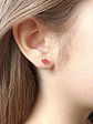 Aros Nube Roja De Akatsuki Naruto Plata 925 Cosplay  - Miniatura 5