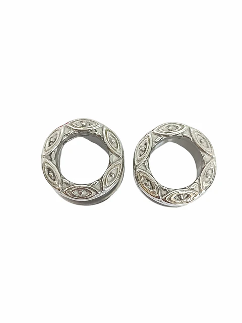 Aros Expansores Oreja Figura Tribal 10 mm y 12mm Acero Tunel Plug